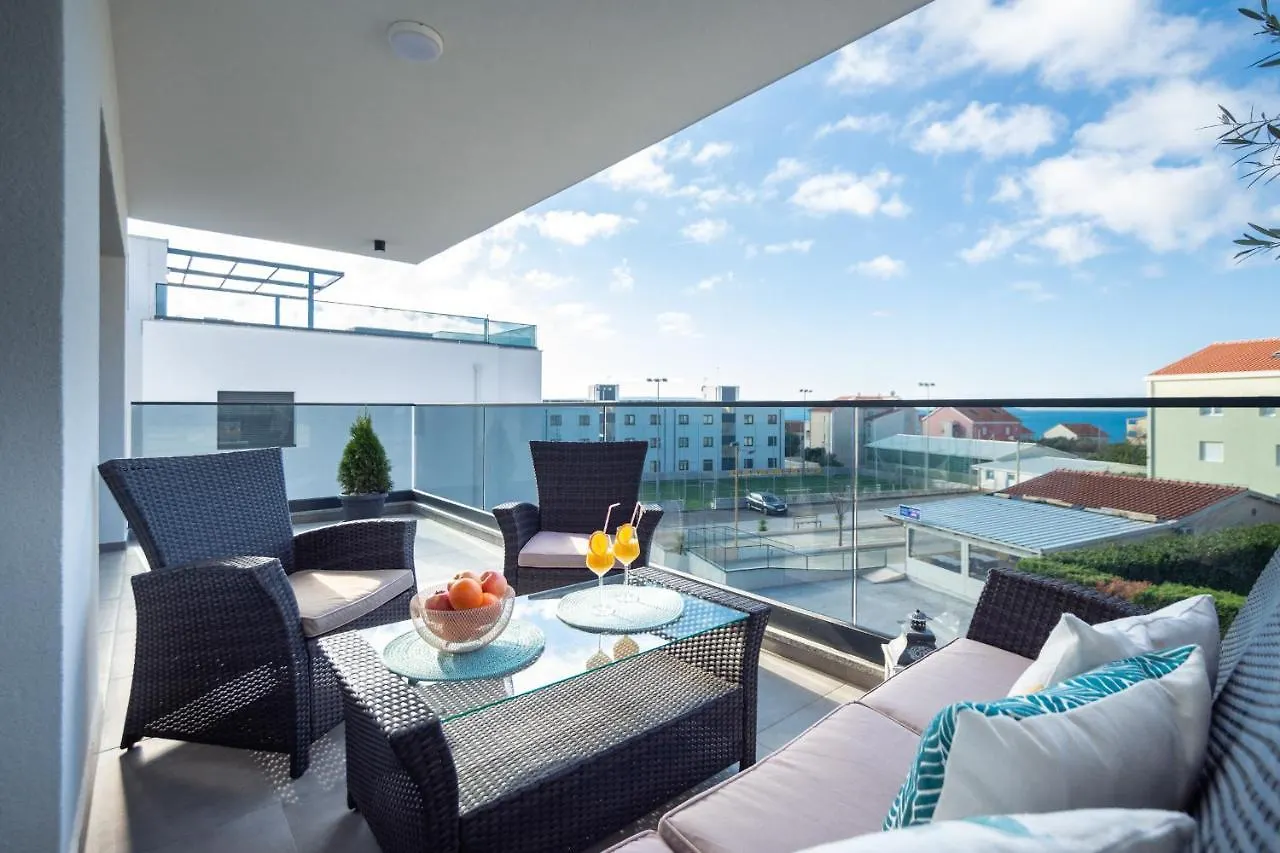 Penthouse Adriatic Blue Apartment Trogir Croatia